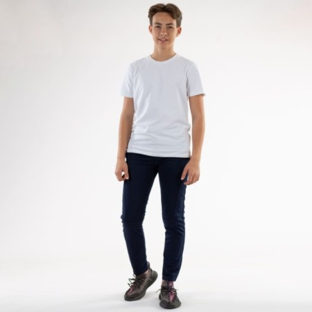 Sports pants for ISee boys, height 146-152 cm, dark blue color-2