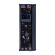 External battery CRR-29, 20,000 mAh, 2USB, 3A, display, fast charging, gray