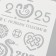 Plastic stencil "Happy New Year 2025. Wooden Snake", A4 size