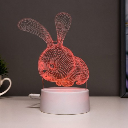 Flight “rabbit” LED 7 colors USB/from white batteries-3