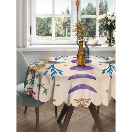 Photo scatter round, size 150x150 cm, Saten