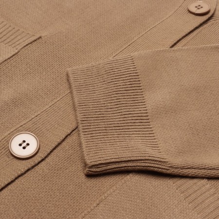 Cardigan female, beige color, one size (42-46)-5
