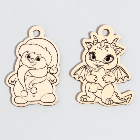 Christmas tree decorations for the painting "New Year"-5
