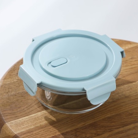 Container from heat -resistant glass Round Cook and Freeze, 370 ml, 13.5 × 6 cm, color mix-3