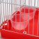 The cage for rodents equipped RT-2Q, 22 x 16 x 20 cm, red