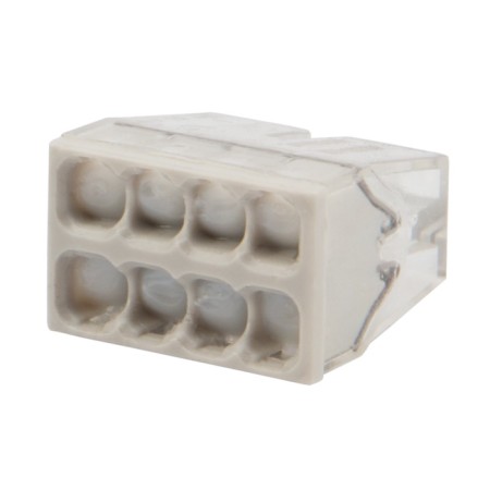 Express Klem with Paste REXANT QM 2273-248, 8-wire 0.5-2.5 mm², transparent (50 pcs./Union) 108