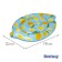 Swimming mattress "Lemon sensation", 176 x 122 cm, 43392