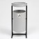 Urna Street "Mercury" 21 l, 32 x 70 x 28.5 cm, gray, tank 0.6 mm