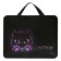 Folder with A4 handles, 330 x 260 x 75 mm, plastic, pens, calligrata "cat"