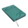 Dated 2025 diary, Escalada, A6+ 176 sheets, soft cover, artificial leather, pancake embossing, tinted block 70 g/m2, green