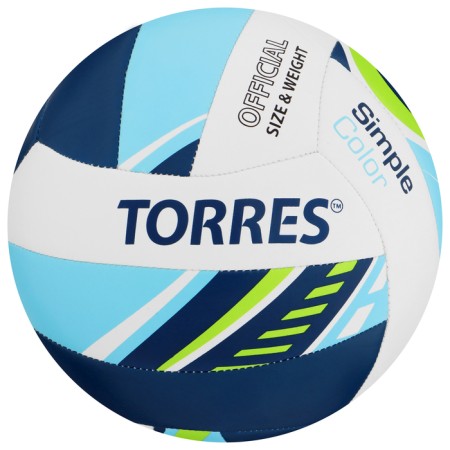 Volleyball ball Torres Simple Color V323115, TPU, machine stitching, 18 panels, p. 5-4