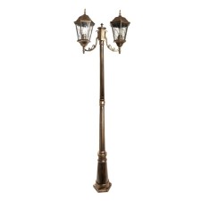 Sadovo-park lamp Feron PL157, IP44, E27, 60 W, 240x630x2200 mm, color black gold