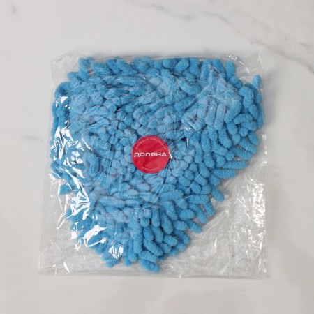 Oklotka nozzle Art 3092740 Dolyana, Microfiber Bukla, 14 × 17 cm, Blue Color Blue-6