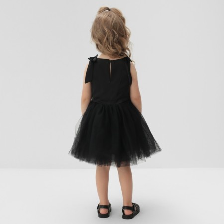 Платье для девочки MINAKU: PartyDress цвет чёрный, рост 116-3