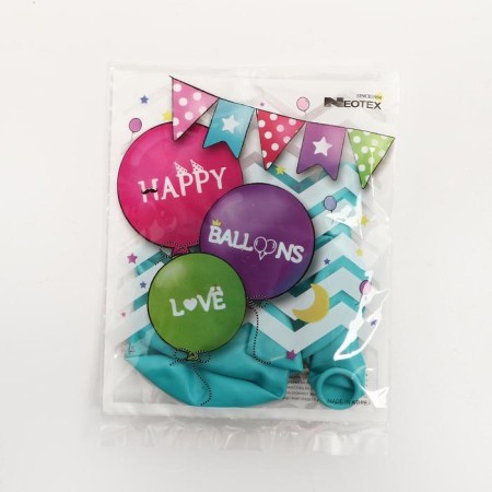 Latex ball 12 ", standard, set of 5 pcs., Biryaz color-1