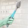 Rubber dishes brush, 27.5x5x4 cm