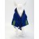Dog jacket with lining, size M (ds 30, og 41 cm, weight 4-6 kg), blue