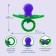 Silicone teether "berry-dummy", purple color, crush me