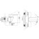 Shower mixer D&K DA1433113, single -leaf, orange/chromium