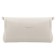 Bag women, genuine leather, beige 20x12x10 cm