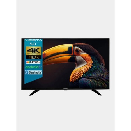 TV Vesta 50v3500, 50 ", 3840x2160, DVB-T2/C/S2, HDMI 3, USB 2, Smart TV, black