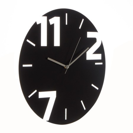 Wall watches of metal "3 digits", silent, d-40 cm, aa-2