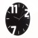 Wall watches of metal "3 digits", silent, d-40 cm, aa