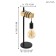 TowNSHEND desktop 10W E27, black, brown