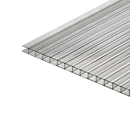 Cellular polycarbonate 3.8 mm, 2.1 × 6 m, UV, transparent