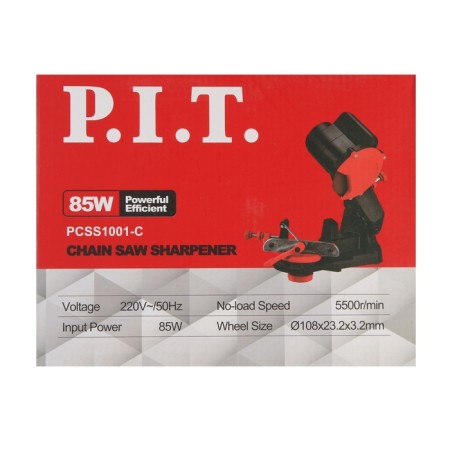 The machine for sharpening the chain P.I.T. PCSS1001-C, 85 W, 5800 rpm, 108x23.2x3.2 mm-6