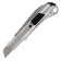 Chancellery knife 18mm, metallic, autofixer, zinc-alloy, top