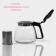 Teapot glass tender “Illusion”, 900 ml, with metal sieve