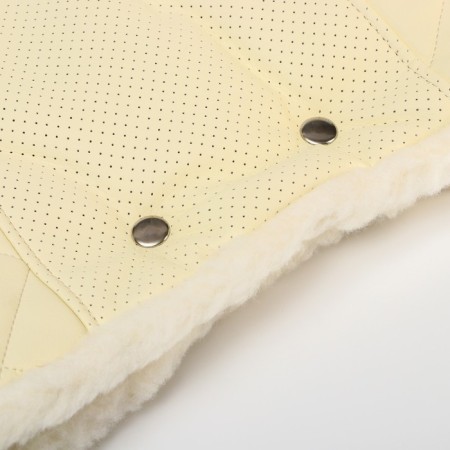 The coupling for the stroller is quilted Elegante, color: Milk-4
