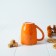 Porcelain mug Magistro "Cerera", 400 ml, color orange color