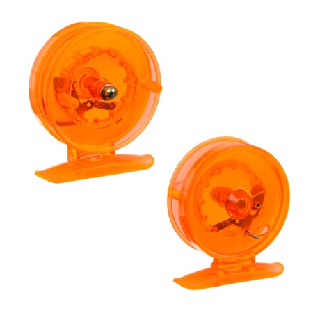 Inertial coil, plastic, diameter 5.5 cm, orange color, 806s-1