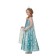Elsa carnival costume, satin, dress, crown, p. 34, height 134 cm