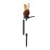 Garden lamp on the solar battery "Belchonok", 41 cm, 1 LED, glow warm white