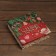 The box is folding, the cover is “Happy New Year” 20 x 20 x 6 cm