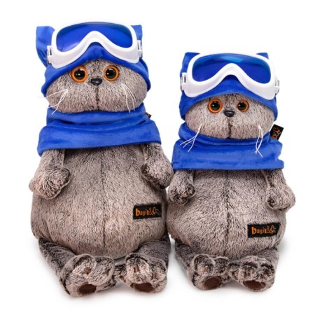 Soft toy "Basik in ski glasses", 25 cm-3