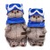 Soft toy "Basik in ski glasses", 25 cm