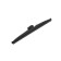 Autoprofi wiper brush, winter, in a rubber casing, 4 adapters 16 inches, 400 mm 9868