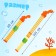 Water pistol "Blinking", 60 cm., Mix color