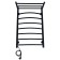 Electric towel "Sanprise" Classic P8, 500x800 mm, left, black