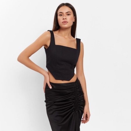 Top female denim Mist: Denim R.42, Black