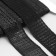 Decorative tape with square sequins, 2.5 cm, 9 ± 0.5 m, black color