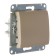 Glossa switch Sche GSL000411, 10 A, 1 key, hidden, Titan