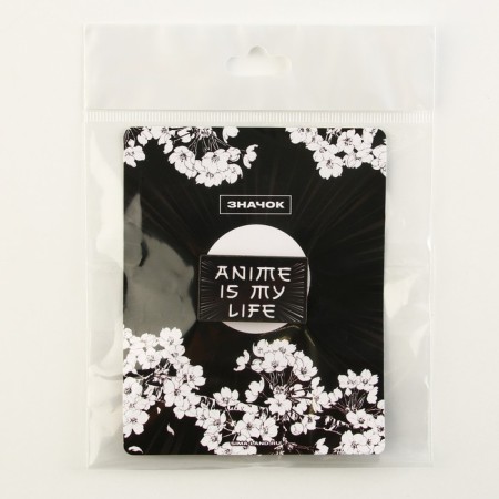 Wooden icon "Anime is my life", anime, 3.3 x 2 cm-7