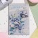 Postcard "Beloved Sister!" Glitter, Congrev, Blue Background, 12.5x19.4 cm