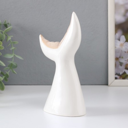 Souvenir Ceramics "Kita tail" Sand-white 11.4x6x17.3 cm-3