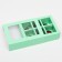 Box for sweets 6 pcs, mint, 13.7 x 9.85 x 3.86 cm